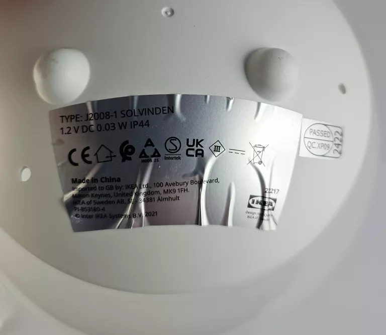 LAMPA PODŁOGOWA NA BATERIE SOLVINDEN IKEA