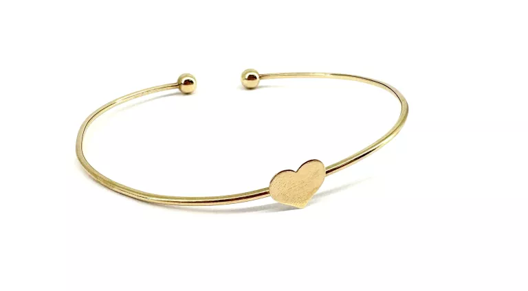 REWELACYJNA ZŁOTA BRANSOLETKA OPEN BANGLE 2,61G 333