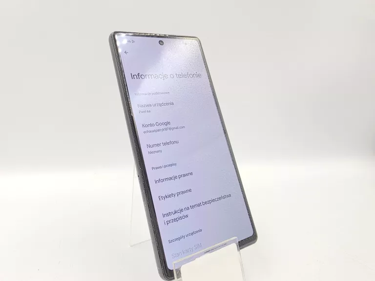 TELEFON GOOGLE PIXEL 6A 5G 6/128GB #OPIS