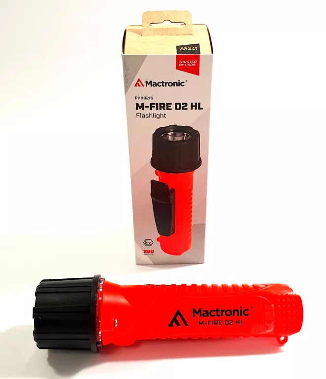 M-FIRE 02 HL LATARKA RĘCZNA ATEX MACTRONIC, 290 LM STAN FABRYCZNY