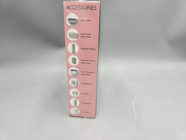 DEPILATOR DO CIAŁA LADY SHAVER GOLARKA MASZYNKA DAMSKA 5 W 1/ NO
