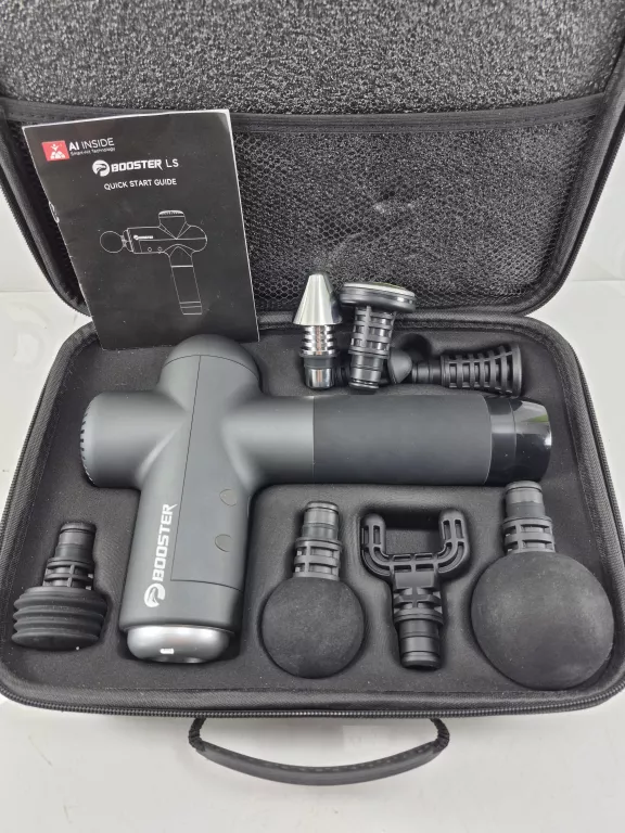 PISTOLET DO MASAŻU BOOSTER KOMPLET