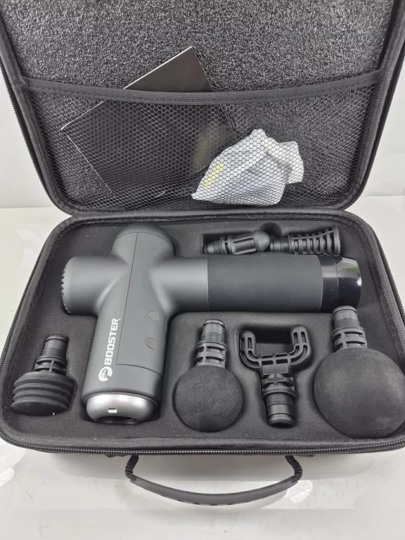 PISTOLET DO MASAŻU BOOSTER KOMPLET