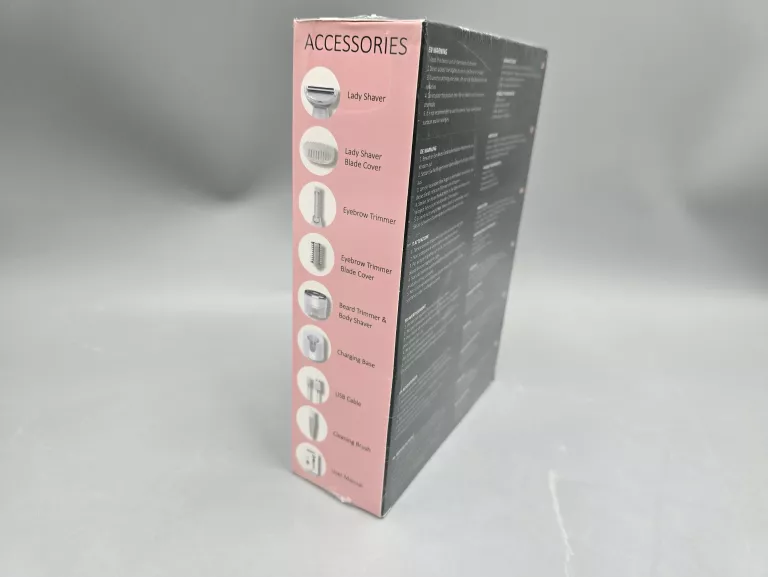 DEPILATOR DO CIAŁA LADY SHAVER GOLARKA MASZYNKA DAMSKA 5 W 1/NO