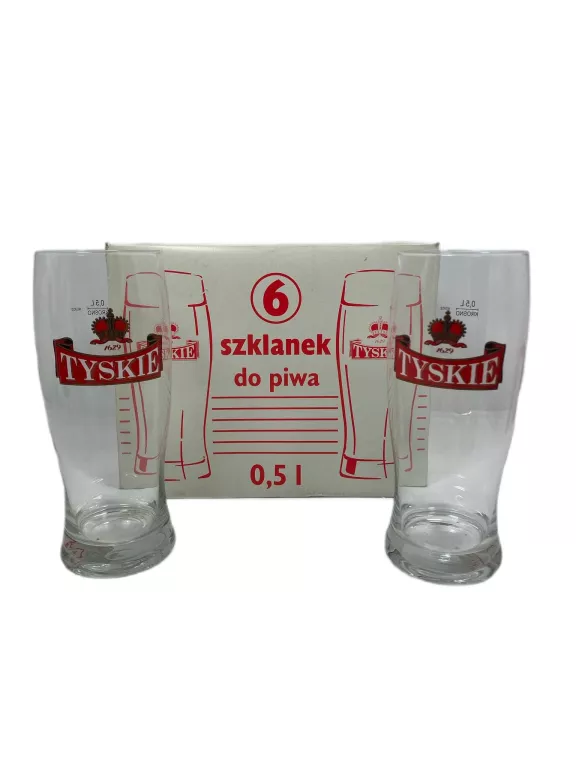 ZESTAW TYSKIE 6 KUFLI - SZKLANEK