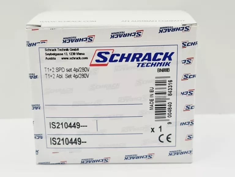 OCHRONNIK T1+T2 ( B+C ) 4-POL. 12.5KA/280V SCHRACK