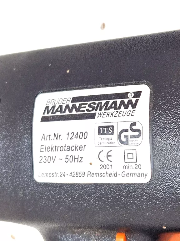 ZSZYWACZ ELEKTRYCZNY BRUDER MANNESMANN 12400