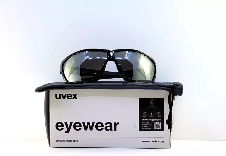 OKULARY UVEX SPORTSTYLE 706 CZARNE SPORTOWE ROWEROWE