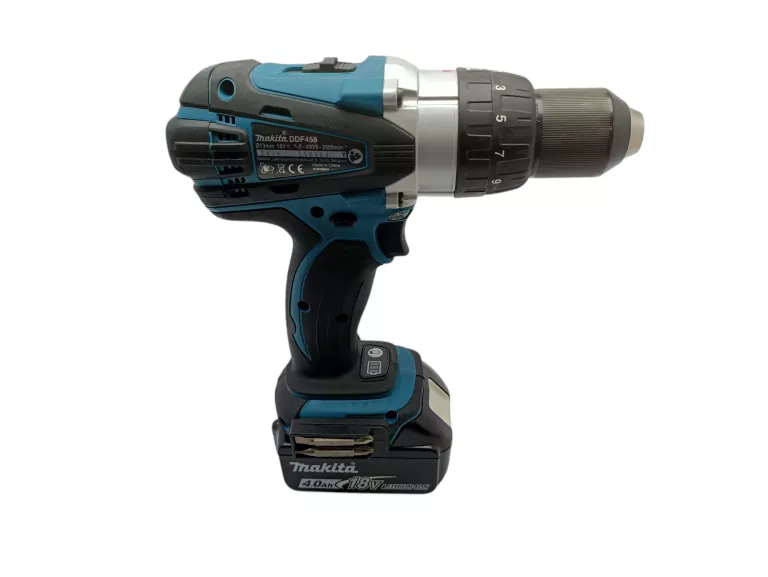 WIERTARKO-WKRĘTARKA MAKITA DDF458 AKU 18V 91 NM AKU 4AH