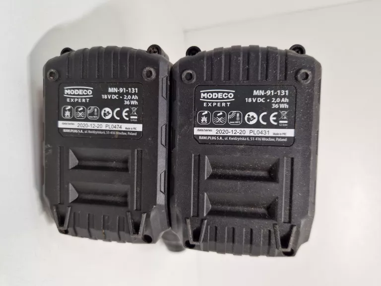 WKRĘTARKA MODECO MN-91-138 18V 2XAKU ŁADOWARKA WALIZKA