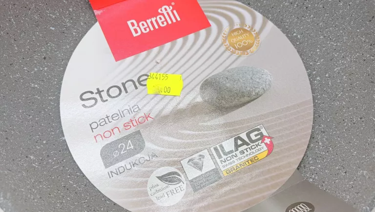 PATELNIA Z POWŁOKĄ KAMIENNĄ 24CM STONE BERRETTI