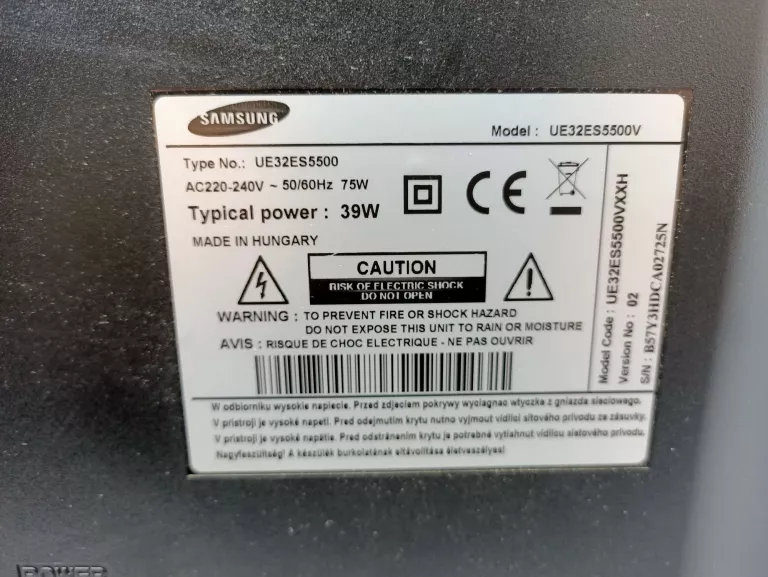 TELEWIZOR LED SAMSUNG UE32ES5500 32 CALE FULL HD OKAZJA