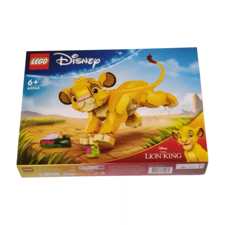 KLOCKI LEGO DISNEY 43243 KRÓL LEW LWIĄTKO SIMBA
