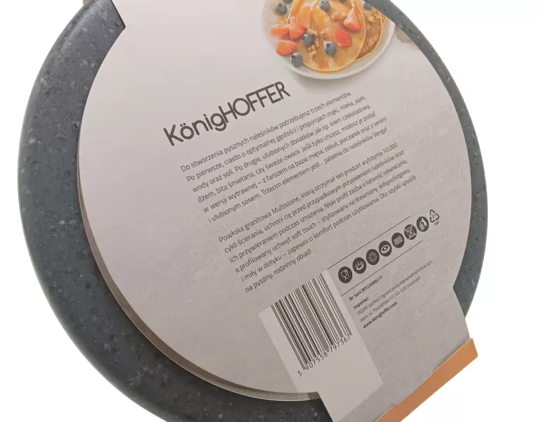 PATELNIA DO NALEŚNIKÓW GRANITOWA KONIGHOFFER VENGA 26 CM