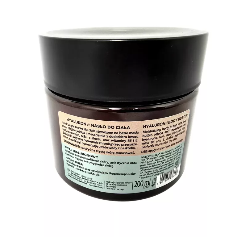 STARA MYDLARNIA HYALURON BODY BUTTER NAWILŻAJĄCE MASŁO DO CIAŁA
