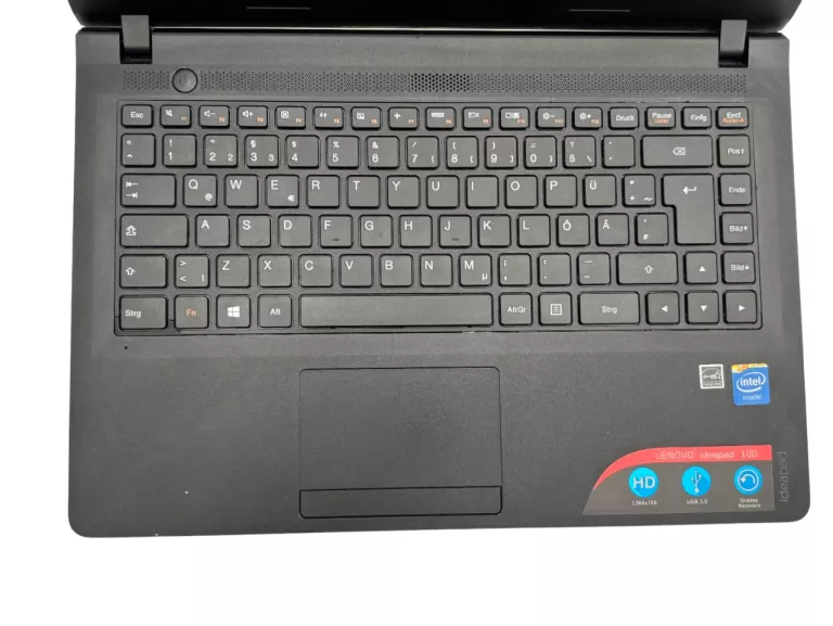 LAPTOP LENOVO IDEAPAD 100-14IBY 14" INTEL CELERON N2940 2/500GB HDD OPIS!