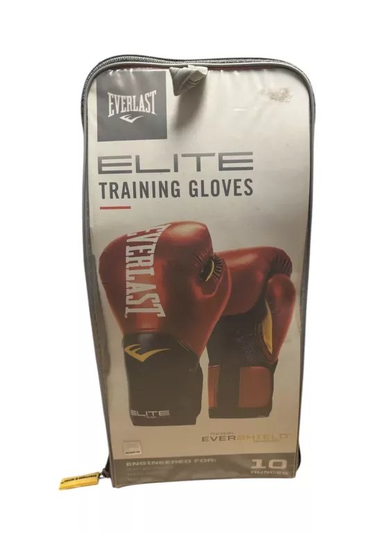 RĘKAWICE BOKSERSKIE EVERLAST ELITE 10 OZ + OWIJKI