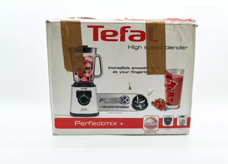 BLENDER KIELICHOWY TEFAL PERFECT MIX BL811138 BIAŁY (WYSOKOOBROTOWY)