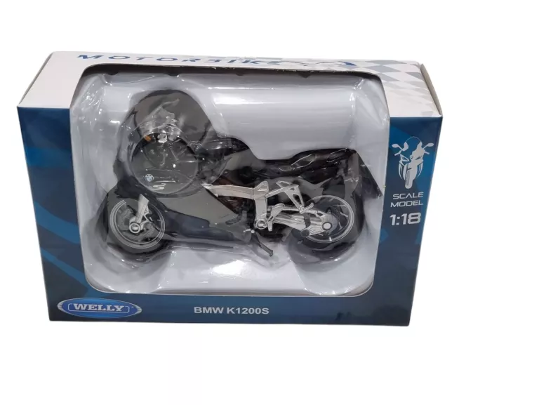 MODEL MOTOCYKLA BMW K1200S W SKALI 1:18