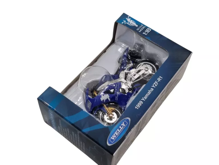 MODEL MOTOCYKLA 1999 YAMAHA YZF R1 WELLY SKALA 1:18
