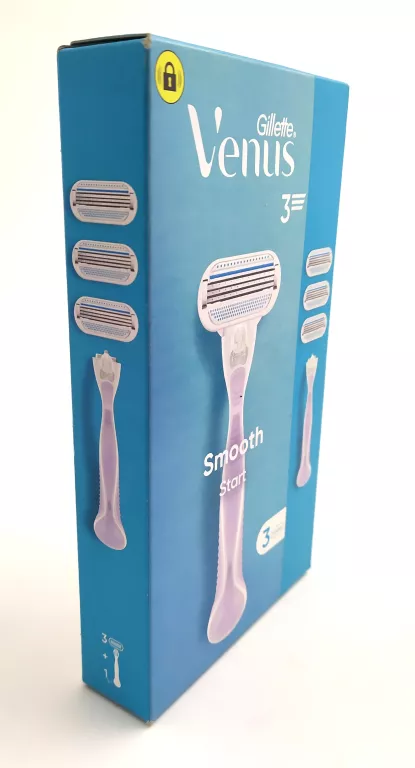 MASZYNKA DO GOLENIA GILLETTE VENUS SMOOTH START 3 KOŃCÓWKI