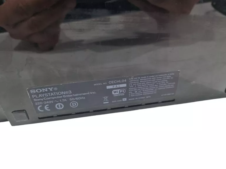 KULTOWA KONSOLA SONY PLAYSTATION 80GB PS3 FAT CECHL04