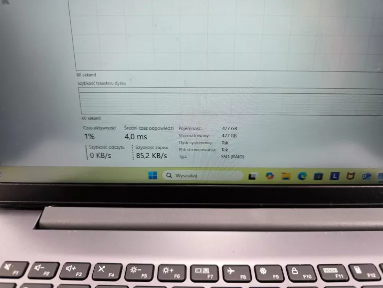 LAPTOP LENOVO IDEAPAD 3 15ITL6 15,6 " INTEL CORE I3 8 GB / 512 GB SZARY