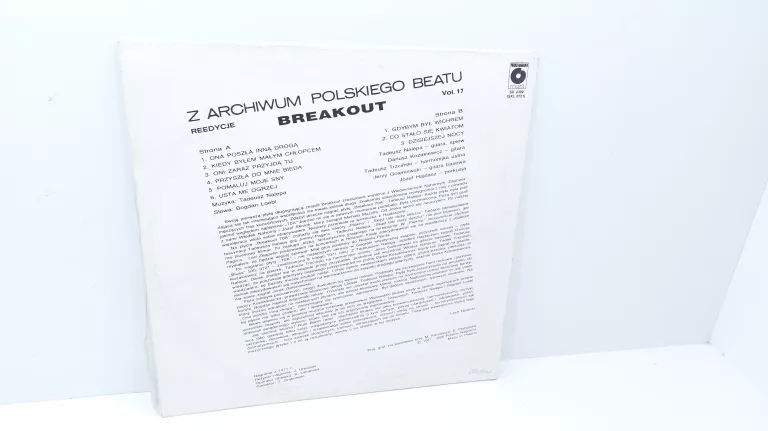 PŁYTA WINYLOWA Z ARCHIWUM POLSKIEGO BEATU VOL.17 BLUES BREAKOUT