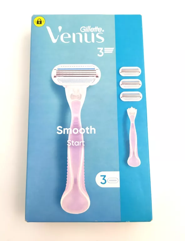 MASZYNKA DO GOLENIA GILLETTE VENUS SMOOTH START 3 KOŃCÓWKI