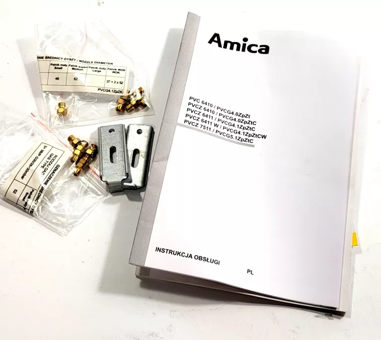 PŁYTA GAZOWA NA SZKLE AMICA PVCZ 6411