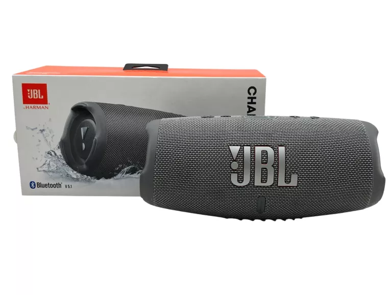 GŁOŚNIK MOBILNY BLUETOOTH JBL CHARGE 5 40 W SZARY