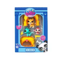 LITTLEST PET SHOP ZESTAW DŻUNGLA 3 FIGURKI LPS00515 885561005158