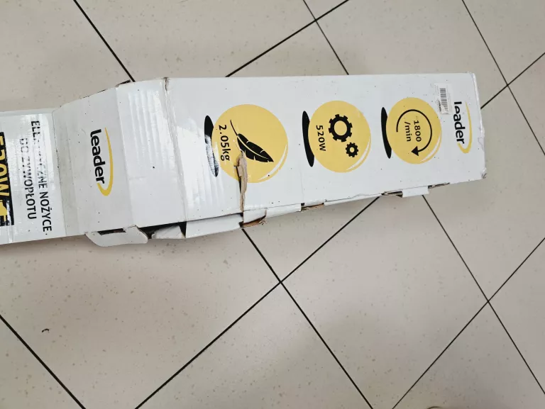 ELEKTRYCZNE NOŻYCE DO ŻYWOPŁOTU LEADER HTLD17C
