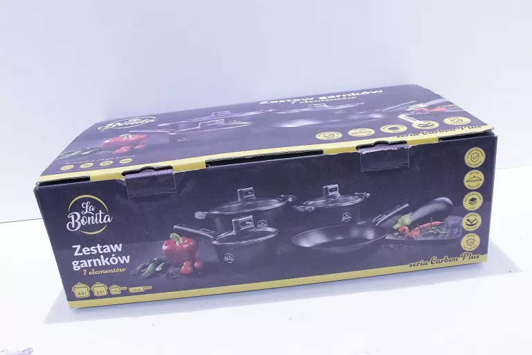 ZESTAW GARNKÓW LA BONITA CARBON PLUS LB7ZG001 7 EL.