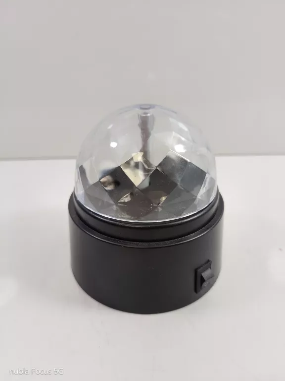 MAŁA KULA LED KOLOROWA OBRACANA