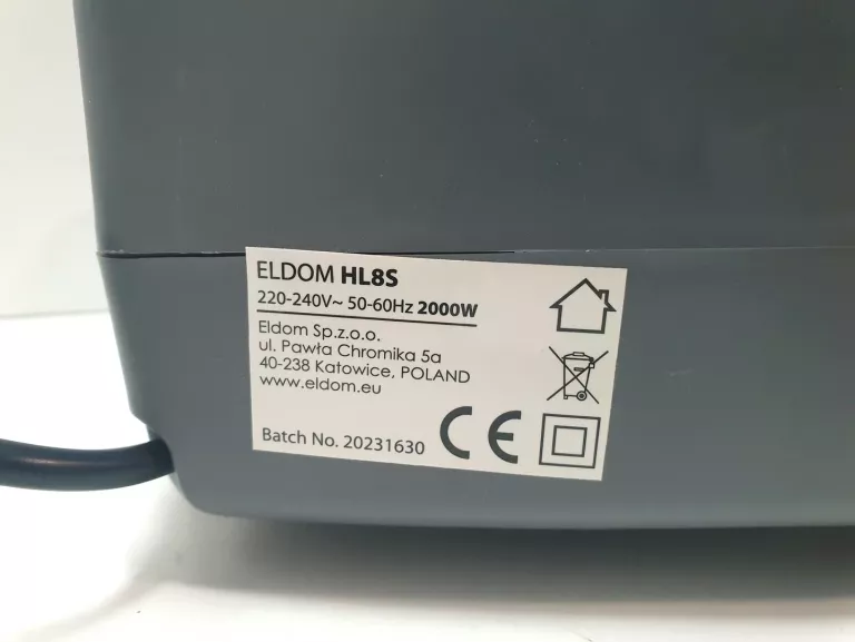 TERMOWENTYLATOR ELDOM HL8S