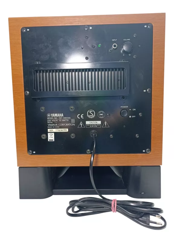 SUBWOOFER YAMAHA SW-030 75 W BARDZO DOBRY STAN!