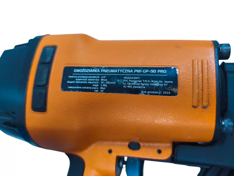 GWOŻDZIARKA PNEUMATYCZNA POWERMAT PM-GP-90 PRO