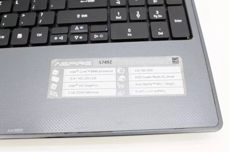 LAPTOP ACER ASPIRE 5749Z 15,6" STAN B.DOBRY