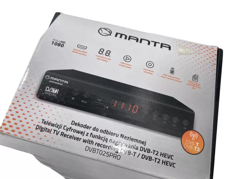 DEKODER MANTA DVBT025 PRO