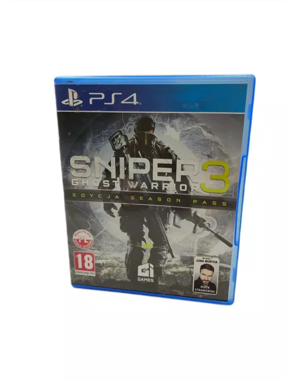 GRA SNIPER GHOST WARRIOR 3 PS4