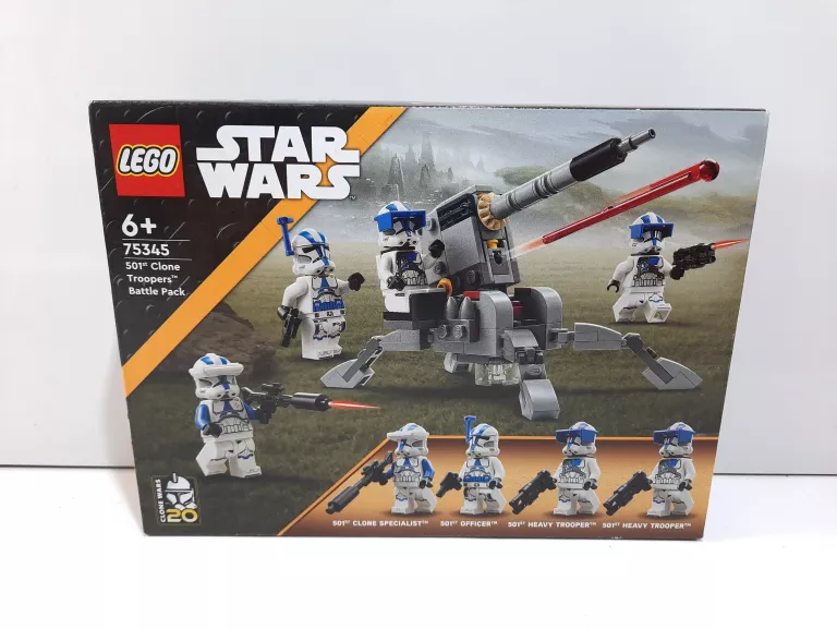 LEGO 75345 STAR WARS ZESTAW BITEWNY – ŻOŁNIERZE-KLONY Z 501. LEGIONU