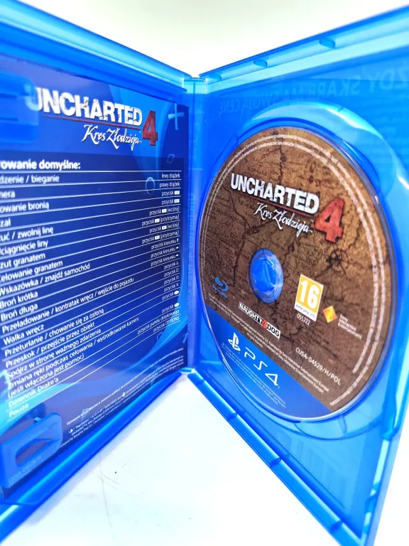 GRA PS4 UNCHARTED 4 KRES ZŁODZIEJA