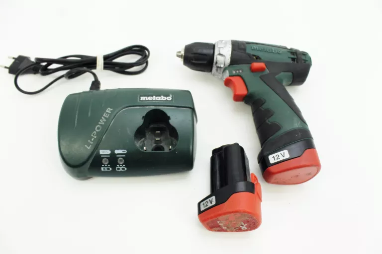 WKRĘTARKA METABO POWERMAXX BS 12V 2 X BATERIA/ŁADOWARKA