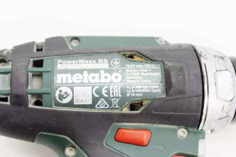 WKRĘTARKA METABO POWERMAXX BS 12V 2 X BATERIA/ŁADOWARKA