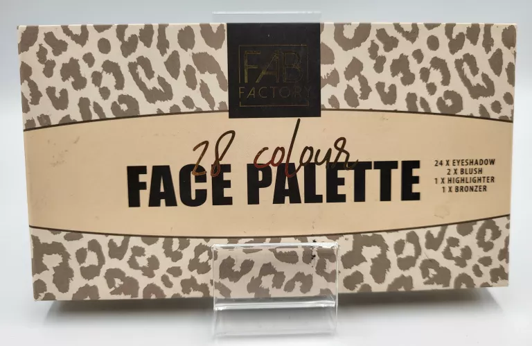 PALETA DO MAKIJAŻU FAB FACTORY FACE PALETTE 28 COLOUR VEGAN