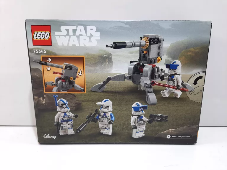 LEGO 75345 STAR WARS ZESTAW BITEWNY – ŻOŁNIERZE-KLONY Z 501. LEGIONU