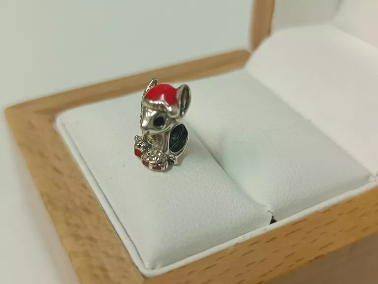PIĘKNY SREBRNY CHARMS DISNEY STITCH PANDORA