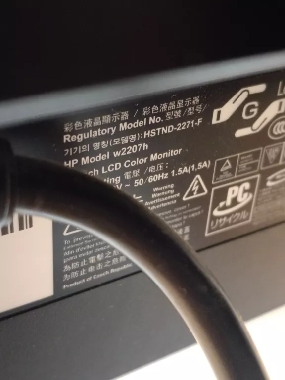 MONITOR HP W2207H 22''