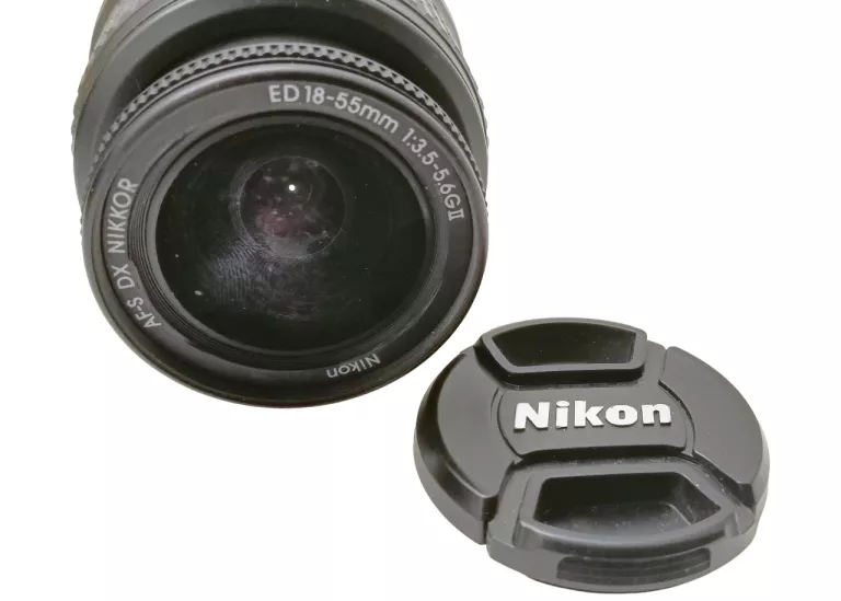 APARAT NIKON D3200 + OBIEKTYW NIKORR 18-55MM ŁADOWARKA+BATERIA+PUDEŁKO